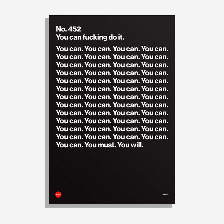 You can do it. Print